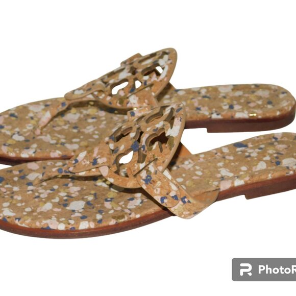Tory Burch Confetti Miller Thong Sandals Size 6 - Picture 7 of 10